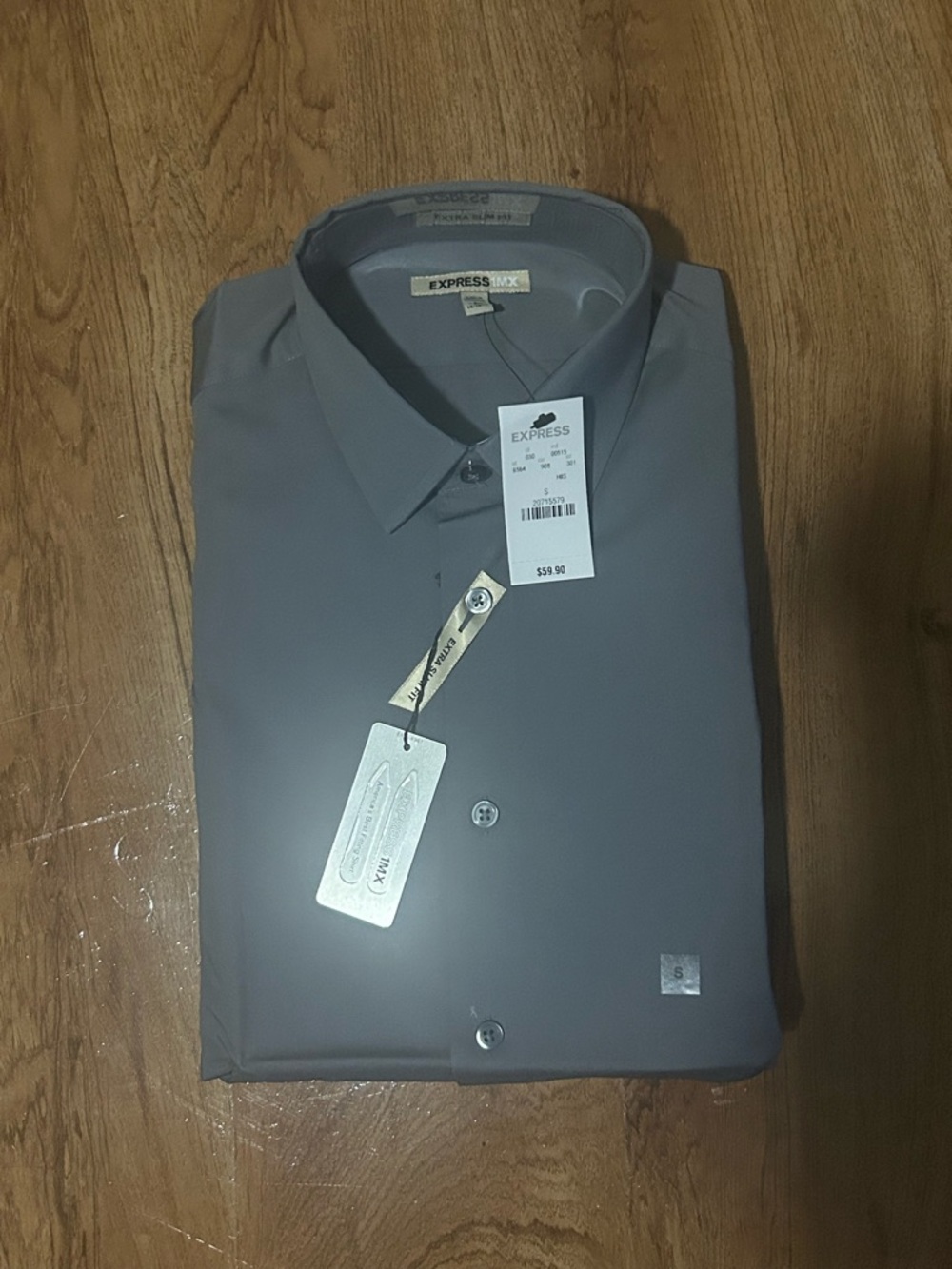 Express Men’s Dress Shirt - Gray